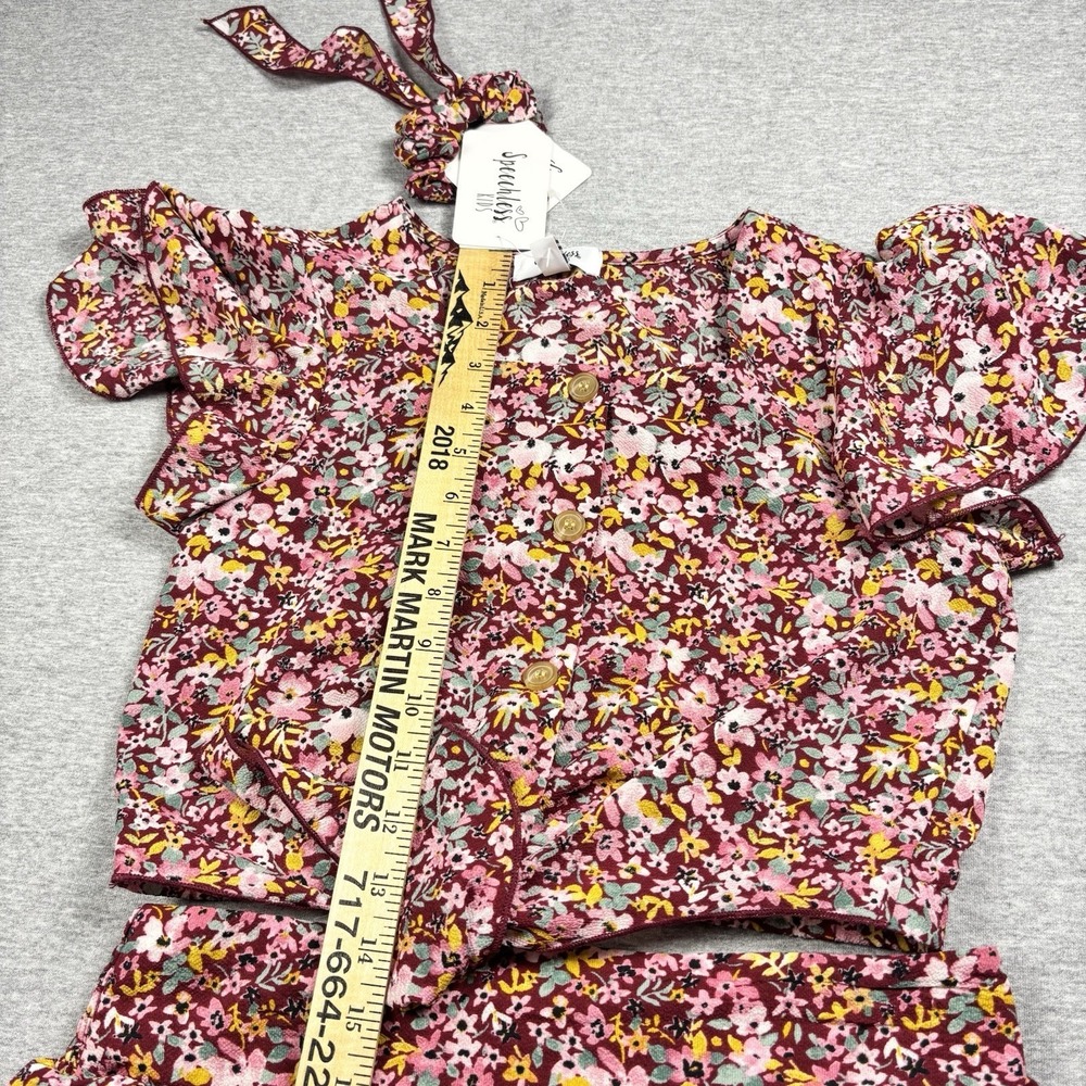 NWT Speechless Kids Floral 2-Pc Dress Skirt Ruffle Sleeve Top Girls 16 Y2K‎ - Picture 10 of 12